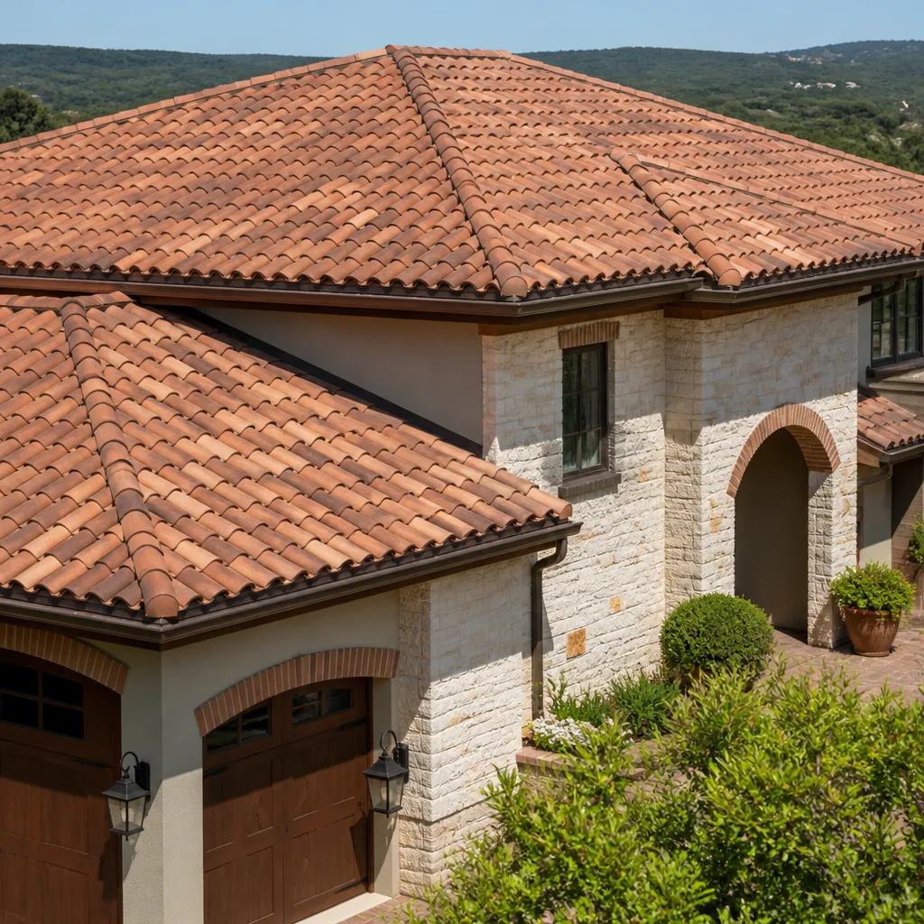 Tile roofing
